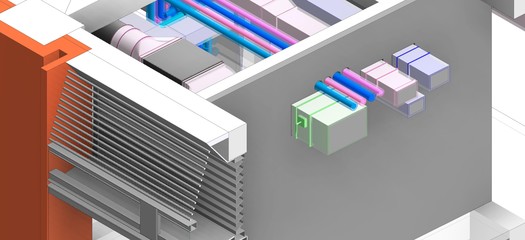 酒店项目BIM深化:空调机房